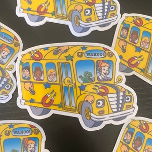 Magic school bus inspired sticker, Ms. Fizzle SVG,90S kid sticker,90s nostalgia gift, Take chances and make mistakes