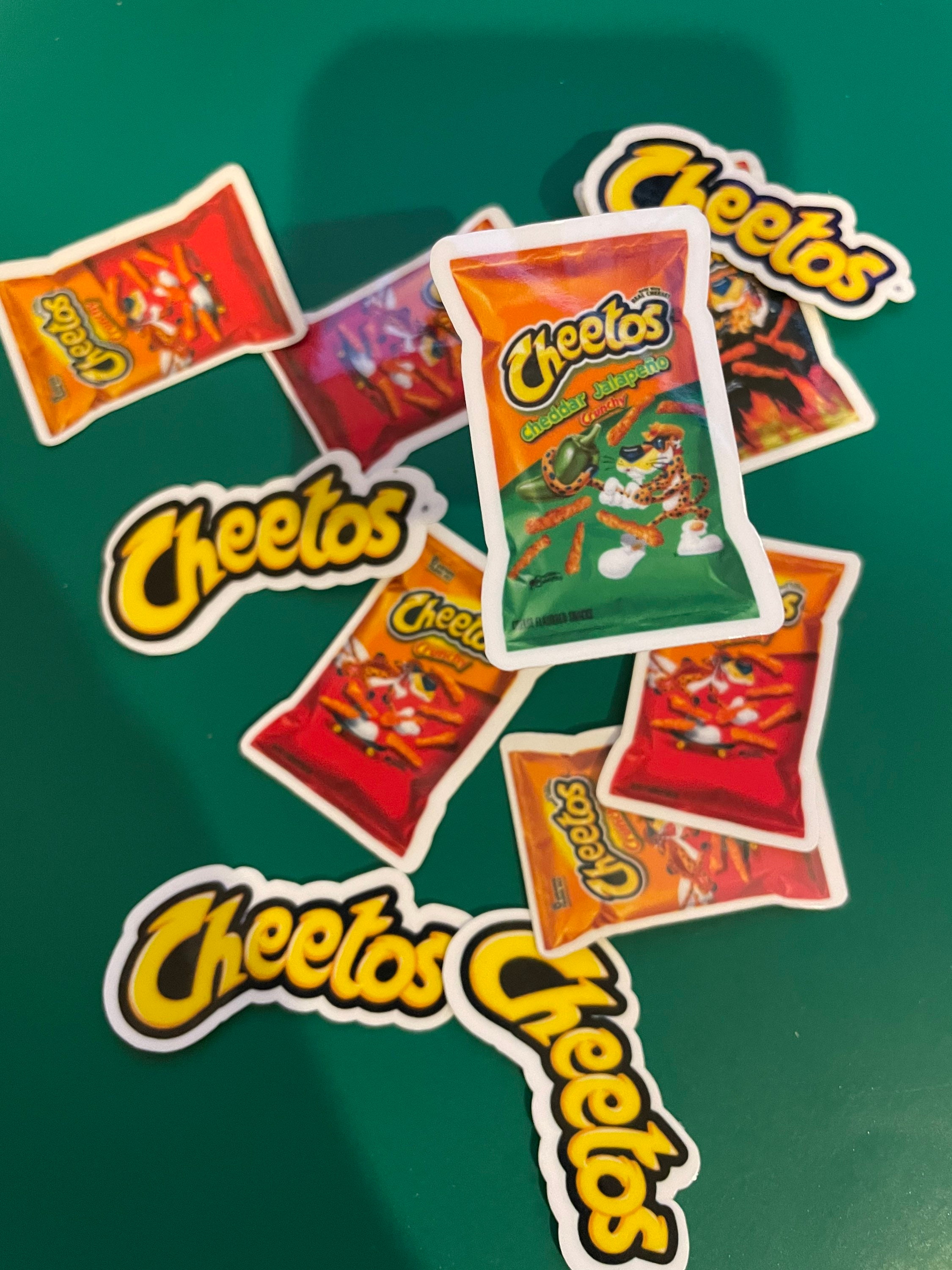 Cheetos Stickers Hot Cheetos Stickershot Cheetos Mexico Etsy