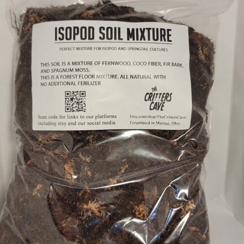 Terrarium Substrate Bio Active Isopods Jumping Spiders Etsy