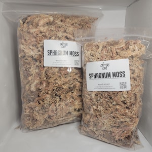 Bulk Sphagnum Moss 10lb. Bale Ethically Grown & Harvested 