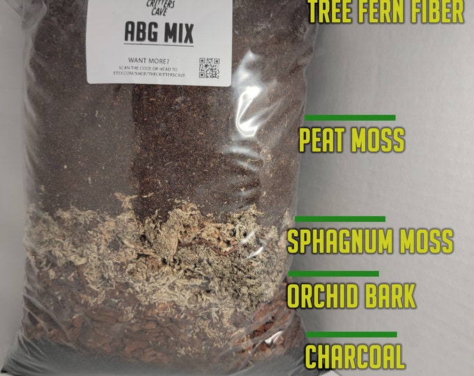 ABG Mix 1 Gallon for Terrariums and Plants Frogs Etsy
