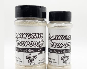 Alimento para colêmbolos e isópodes | Peso líquido: 170 g e 85 g