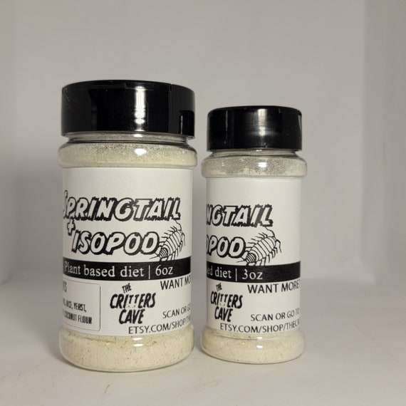 Springtail And Isopod Food | Net wt. 6oz and 3oz