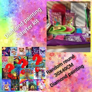 Diamond painting starter kit