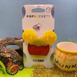 Winnie the Pooh Inspired Disney PopSocket ®/Phone Grip/Badge Reel