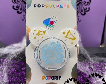 GLOW! Madame Leota Inspired Disney PopSocket ®/Phone Grip/Badge Reel