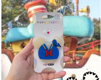 Donald Duck Inspired Popsocket ®/phone Grip/badge Reel
