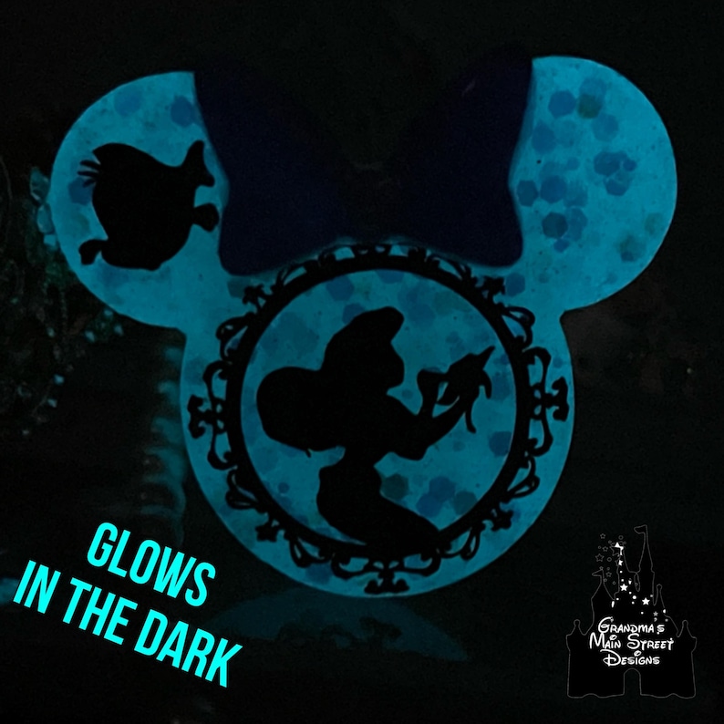 GLOW! Ariel Silhouette | Disney Princess Popsocket® / Phone Grip ...