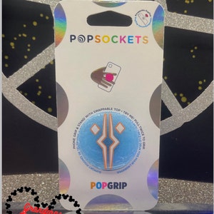 GLOW! Ashoka Inspired Disney PopSocket ®/Phone Grip/Badge Reel
