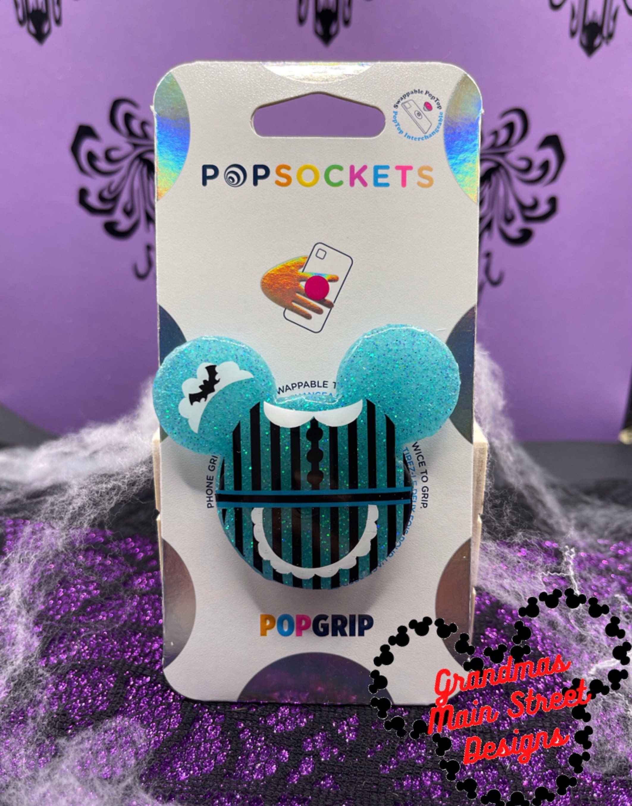 GLOW! Haunted Mansion Maid Inspired Popsocket ®/phone Grip 