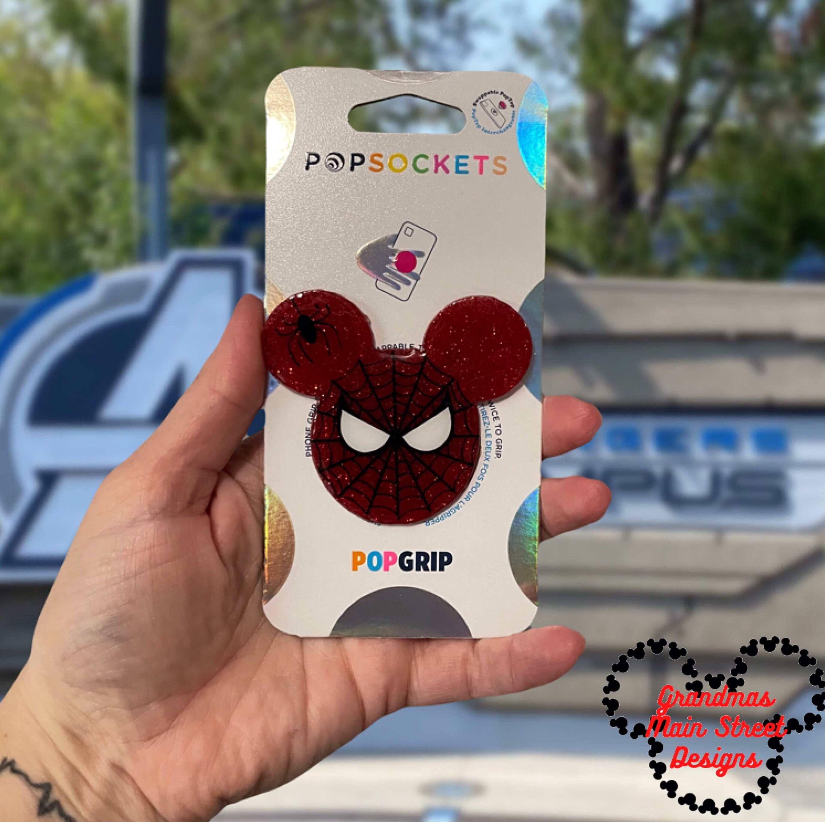 Spider-man Inspired Popsocket®/phone Grip/badge Reel - Etsy
