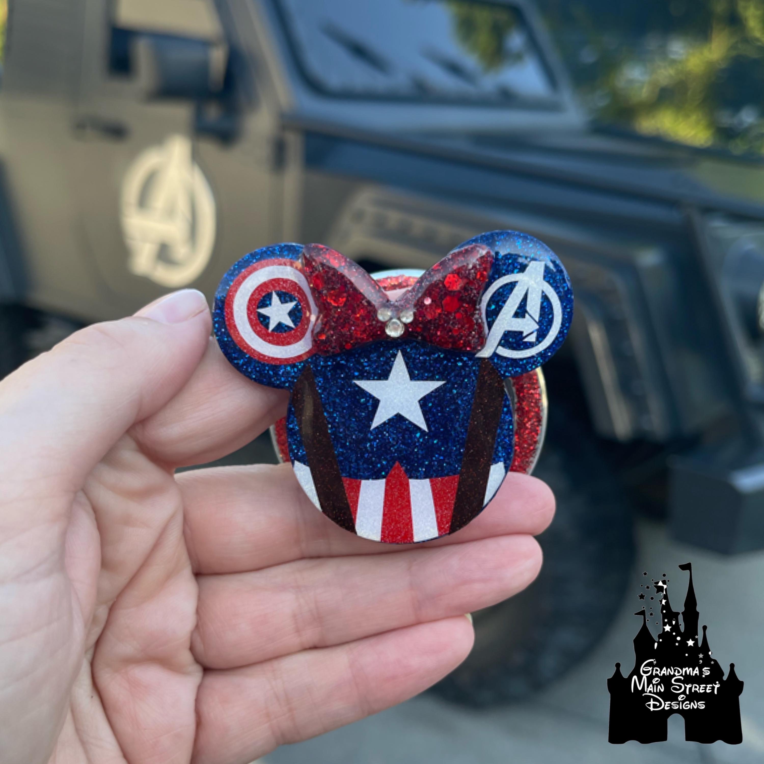 Marvel Captain America Shield PopSocket – Klebender PopGrip Als Handy-Ständer & Griff, Offizielles Merchandise
