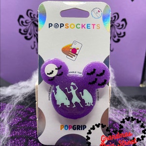 GLOW! Hitchhiking Ghosts Inspired  PopSocket ®/Phone Grip/Badge Reel