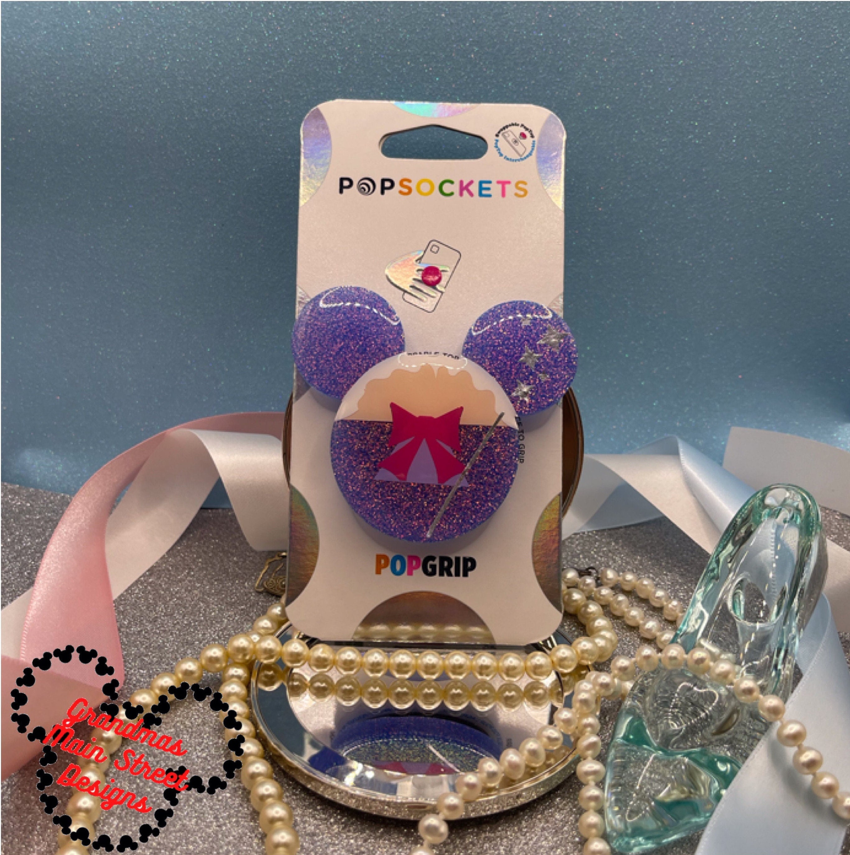 Fairy Godmother Inspired Popsocket ®/phone Grip/badge Reel