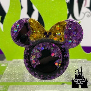 GLOW! Evil Queen Silhouette Inspired Disney PopSocket ®/Phone Grip/Badge Reel