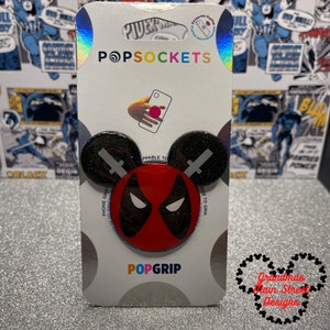 Deadpool Inspired PopSocket®/Phone Grip/Badge Reel