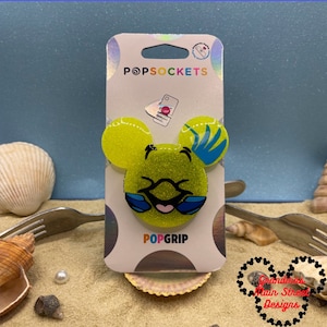 PopSocket ®/Agarre para teléfono/Carrete de insignia inspirado en Flounder