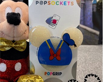 Donald Duck Inspired PopSocket ®/Phone Grip/Badge Reel