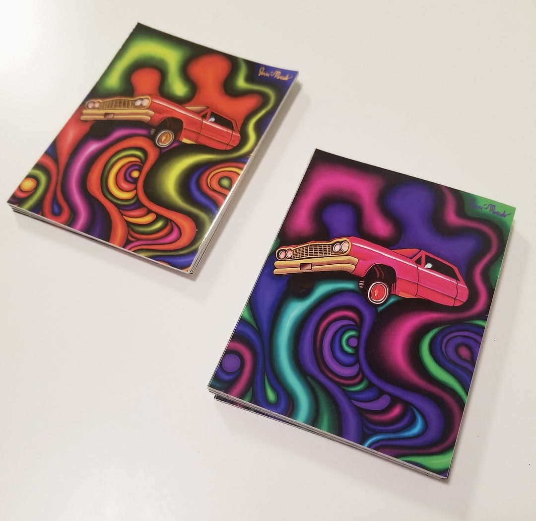 Psychedelic Lowrider Sticker - Etsy