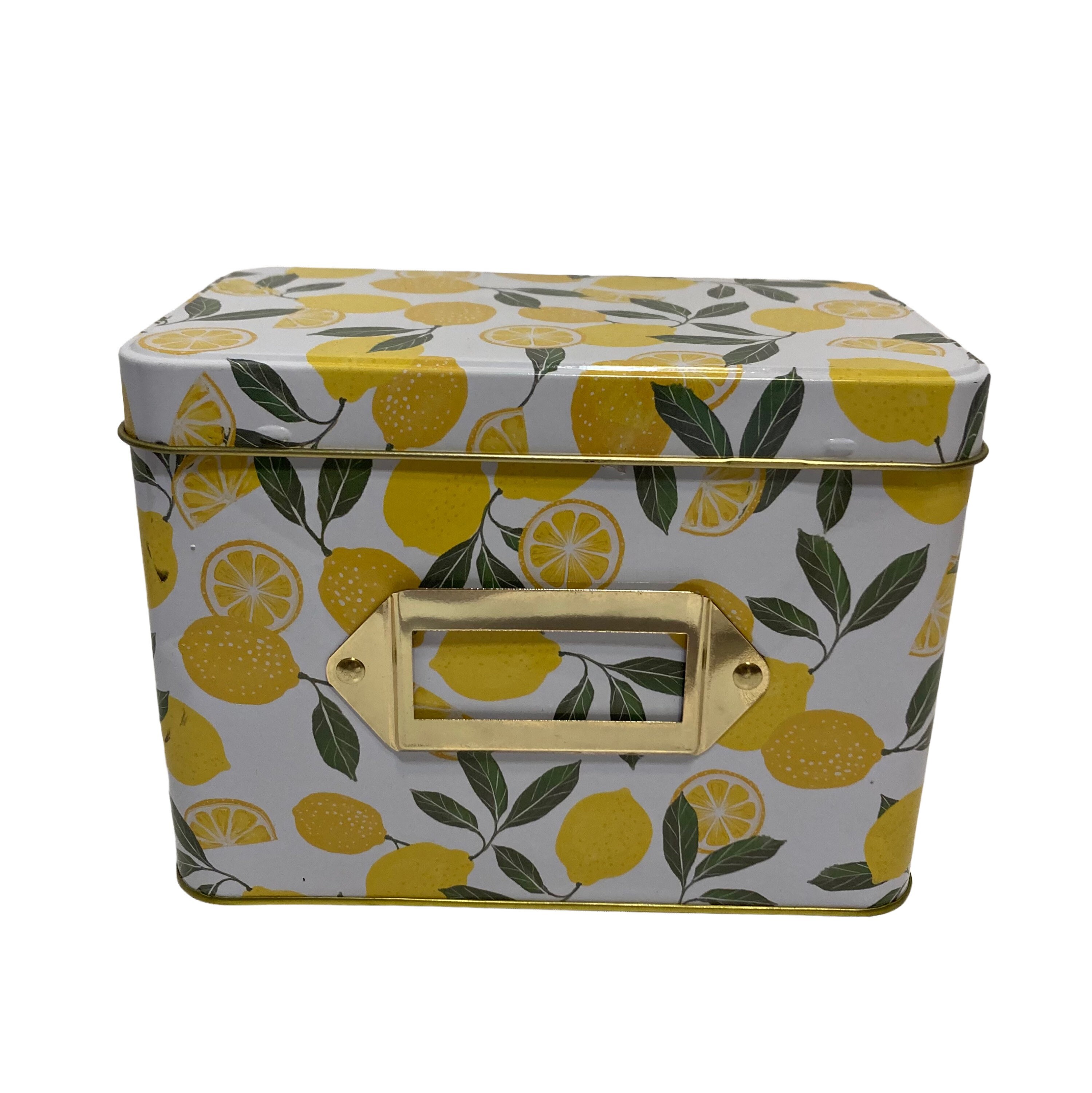 Arriba 70+ imagen kate spade lemon recipe box Thptnganamst.edu.vn