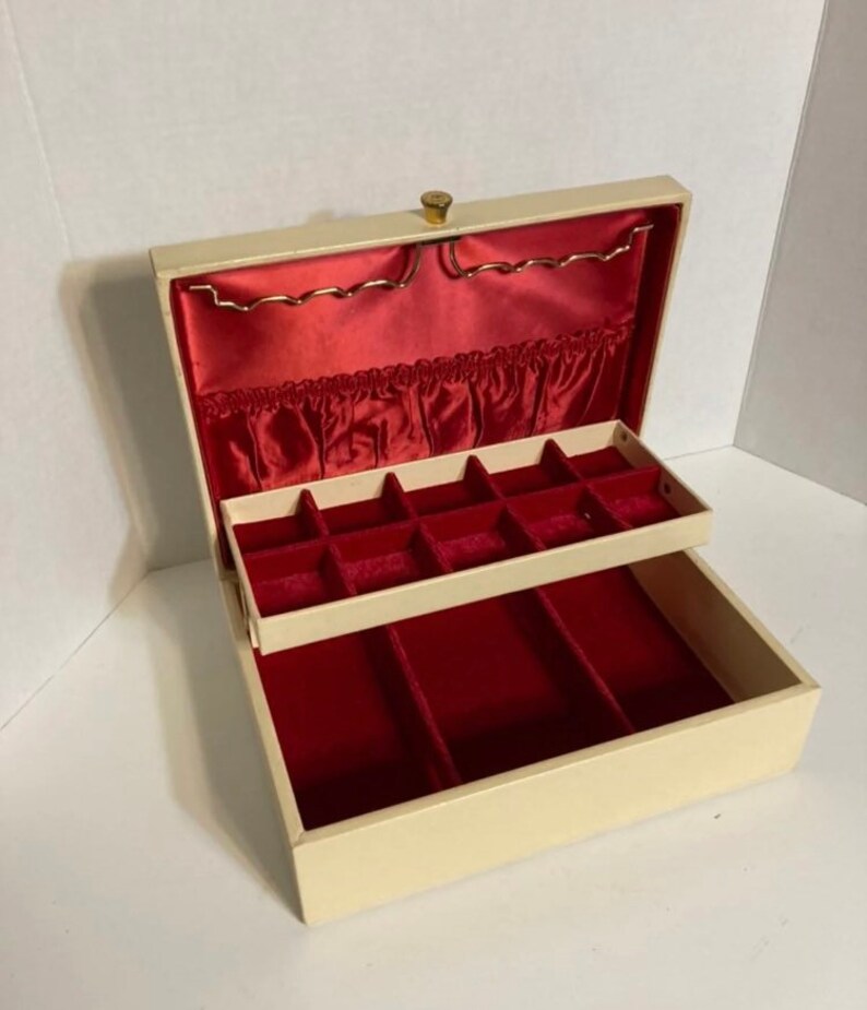 Vintage Lady Buxton Large Jewelry Box 70s Etsy