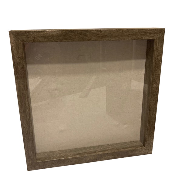 Square Shadow Box Wood Etsy
