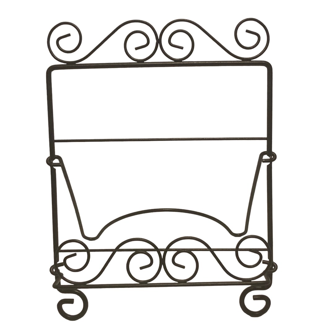 Decorative Black Metal Easel Like Collapsible Stand Etsy