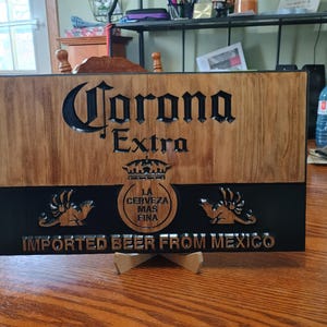 Corona Extra Beer Engraved Wood Sign - Etsy