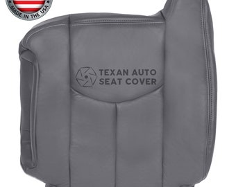 2003, 2004, 2005, 2006 Chevy Tahoe/Suburban 1500 2500 LT, LS, Z71, 2WD, 4X4 Driver Side Lean Back Synthetic Leather Replacement Cover Gray