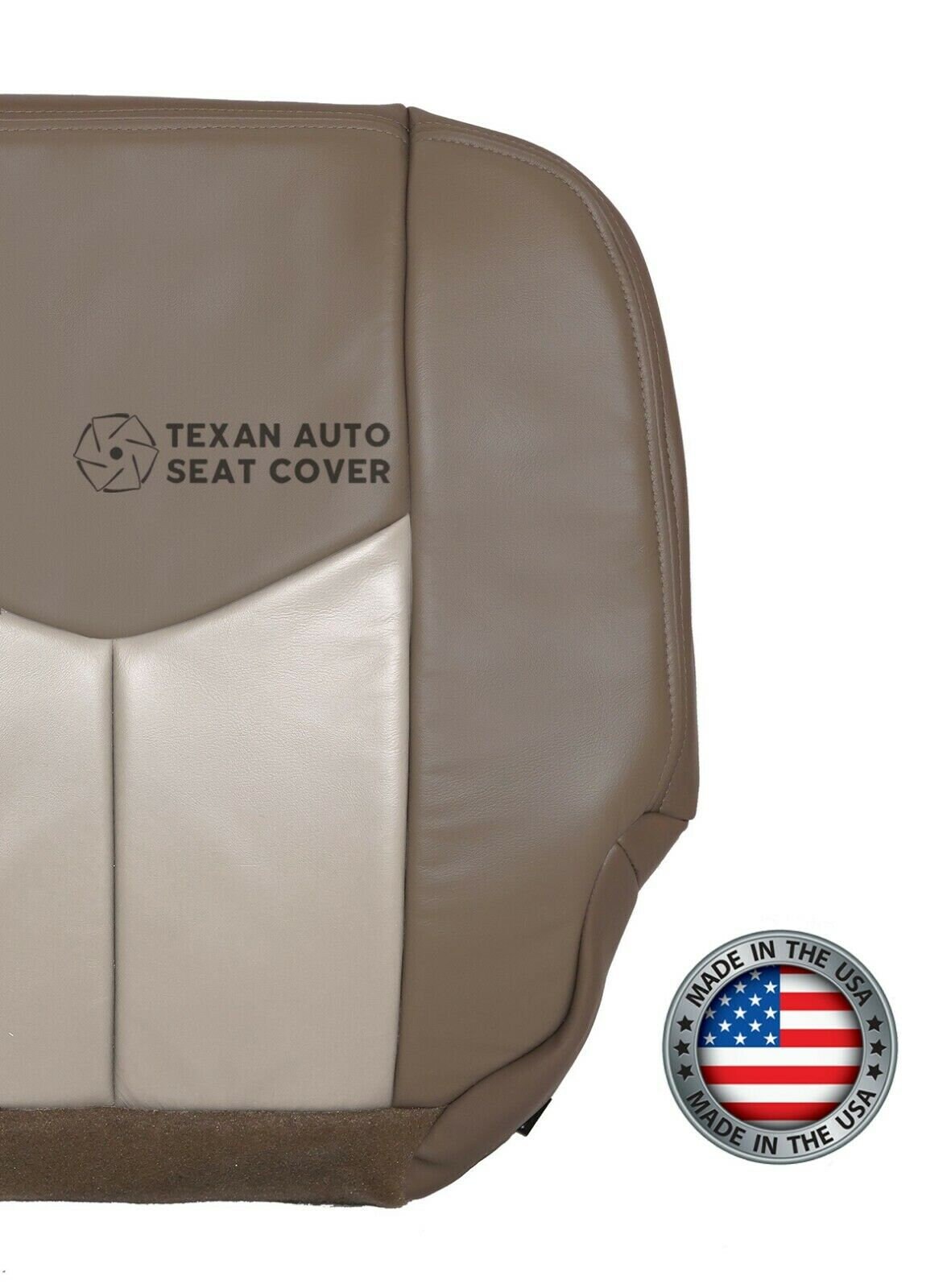 2003 2004 2005 2006 2007 GMC Sierra Driver Bottom leather Seat Cover Neutral 522 