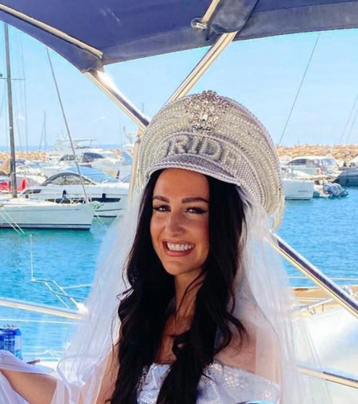 Available to Ship ASAP Bride Hat Hen 
