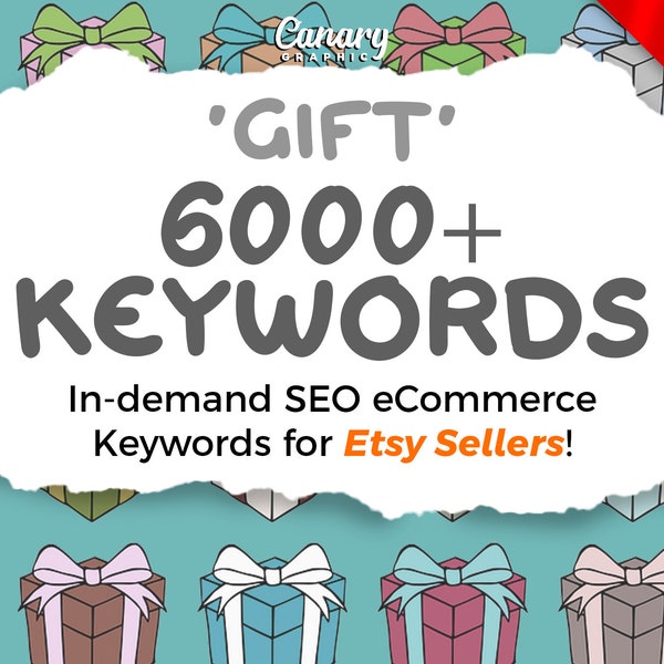 Gift Terms Keyword List, 6K+ Etsy Seller Gift Keywords, Gift for Him/Her Tags, Etsy SEO Keyword Research Tool, Gifts for Mom/Dad Keywords