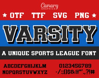 jersey number font canva