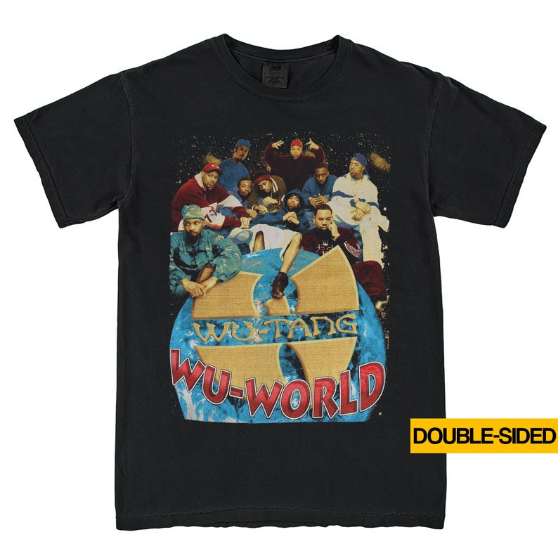 CLAN IN THE FRONT T-Shirt Wu Tang Retro Vintage Hip Hop Rap Ringspun Cotton Tee CLAN IN THE FRONT T-Shirt Wu Tang Retro Vintage Hip Hop Rap Ringspun Cotton Tee