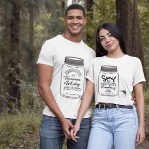 Ferme de campagne PNG lisse comme Tennessee whisky doux comme fraise vin Mason Jar en téléchargement numérique Art mural Bundle Couples Love Decor