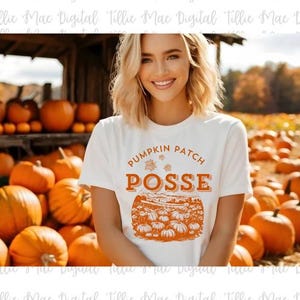 Bundle PNG automne citrouille patch Posse citrouilles automne heureux récolte d'automne automne mignon tshirt sweat tasse conception Png téléchargement numérique instantané