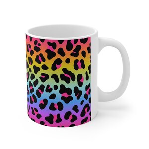 Leopard Print SVG PNG Neon Multi Clr Animal Print Svg Png Pdf Instant ...
