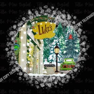 Lukes Stars Hohl Winter Festival Bundle Kranz Tshirt Diner alten LKW PNG | Sterne Hohl Tshirt Sublimation Digital