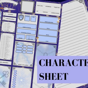 Key Master Theme|DnD 5E Character Sheet|Digital Download|Printable Sheets|Editable and Fillable|Dungeons and Dragons RPG|DM Tools|DM Gifts