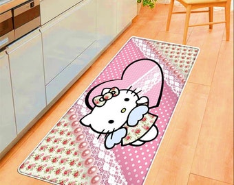 ALAZA Cute Cat Kitten with Umbrella Watermelon Area Rug Rugs for Living Room Bedroom 7' x 5' ALAZA Cute Cat Kitten with Umbrella Watermelon Area Rug Rugs for Living Room Bedroom 7' x 5'