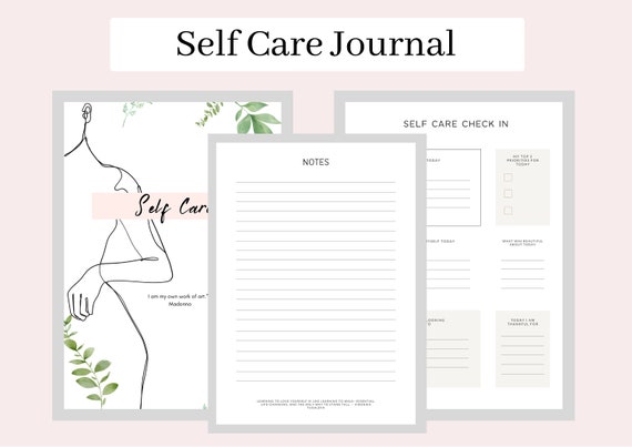 Self Care Journal | Mental Health Journaling | Printable Journal