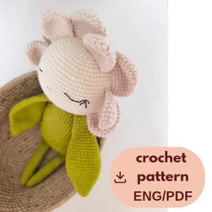 Crochet Sleeping Beauty Flower Doll Amigurumi Pattern (PDF/ENG)