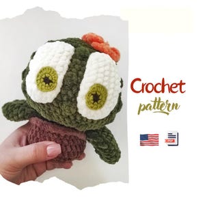Gehaakt pluche cactuspatroon – amigurumi speelgoed, woon- en kinderkamerdecoratie