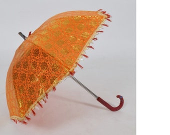 Lot of 5-10 Pcs handmade Hand embroidery Colorful Ethnic Patchwork Umbrella Wedding Decoration Umbrellas Vintage Silk Work Umbrella