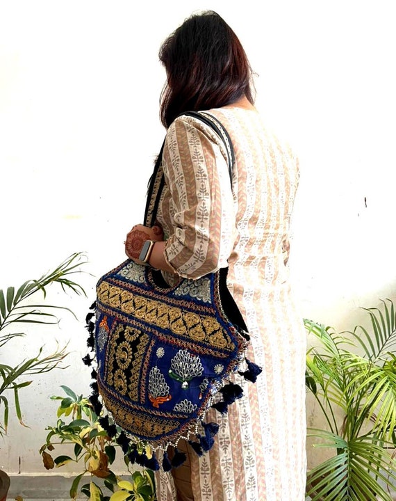 Womens Tote Bag Boho Shoulder Bag Vintage Banjara… - image 2