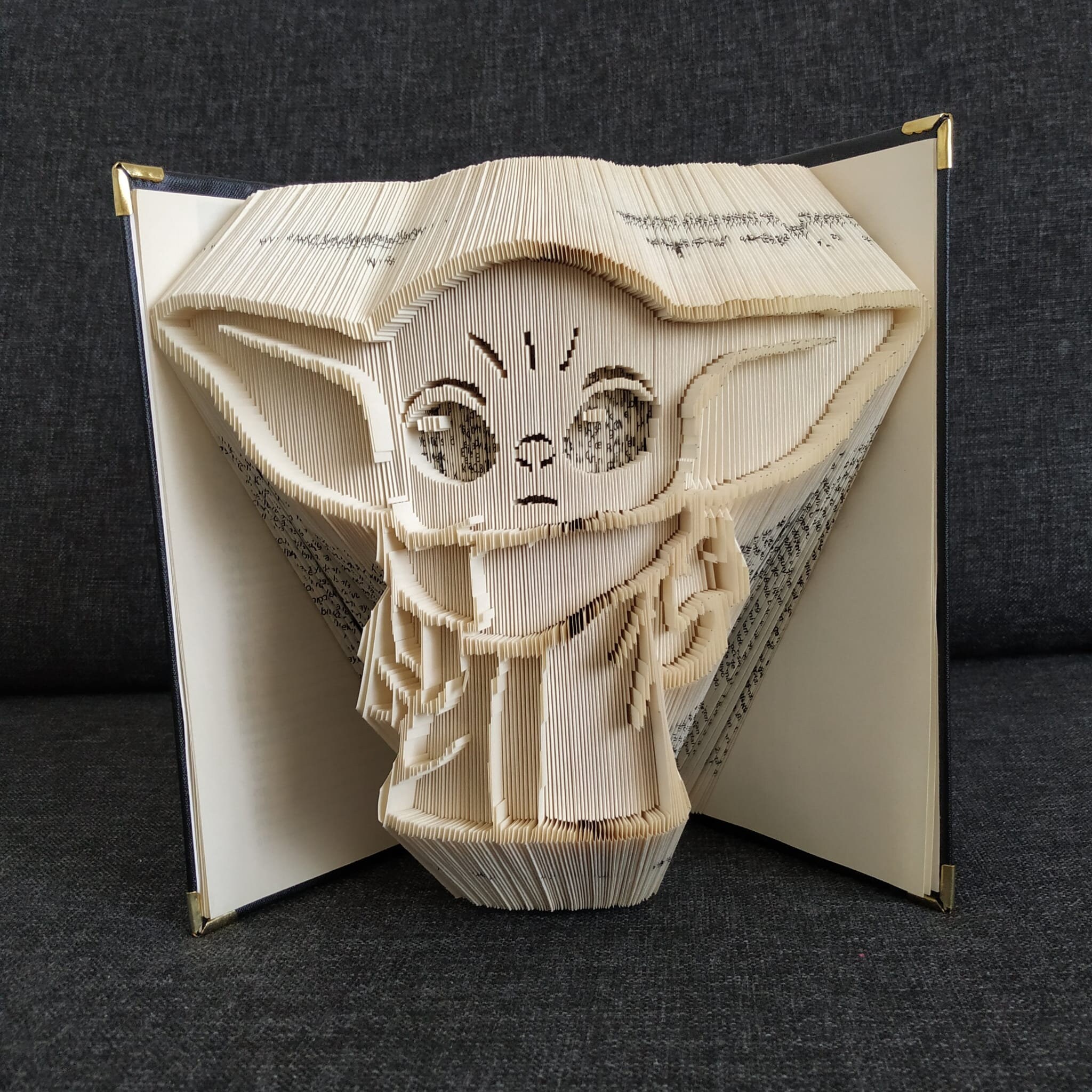 Baby Yoda Folded Book Pattern Baby Yoda Gift Pattern Etsy UK