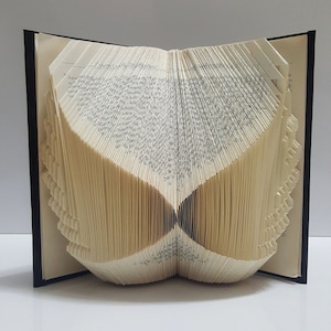 Angel Wing Folded Book, Angel Wing Gift, Personalized Book Fold-Book Lovers Gift-Folded Book Art-Birthday Gift-Anniversary Gift-Unique Gifts