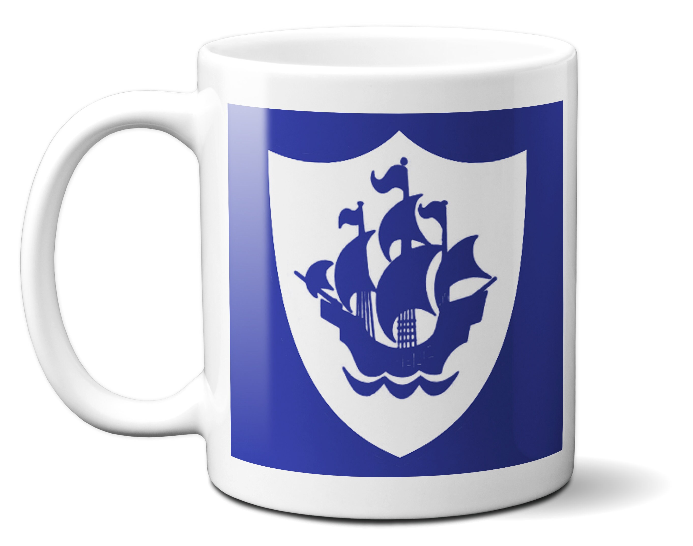 Blue Peter Crest Blue Retro TV Heavy Ceramic Mug 2 Various - Etsy UK