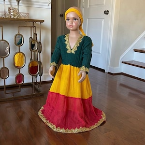 Ethiopian flag cheap dress