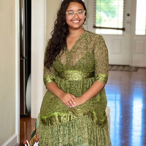 Ethiopian, Eritrean CHIFFON dress.